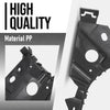 G-PLUS Front Right Bumper Grille-Side Bracket Compatible with Buick LaCrosse 2010 2011 2012 2013 22782286, 20909986, 22769416 Black