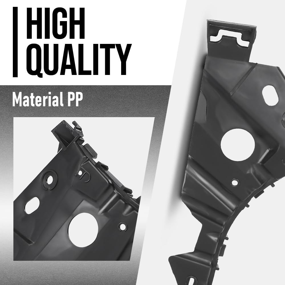 G-PLUS Front Right Bumper Grille-Side Bracket Compatible with Buick LaCrosse 2010 2011 2012 2013 22782286, 20909986, 22769416 Black