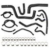 G-PLUS Silicone Radiator Hose Kit w/Clamps Compatible with Honda/Acura Integra DC4 DB7 RS LS GS SE with B18B1 Engine 1994-2001 Black