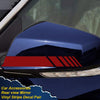 G-PLUS 2Pcs/Set Silver Rearview Mirror Carbon Fiber 5D Sticker Vinyl Stripe Decal Compatible with Car Accessories