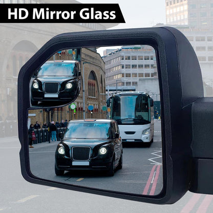 G-PLUS Exterior Mirror Left Driver Side View Mirror Glass Compatible With Ford F150 2015-2020 Pickup Truck