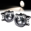 G-PLUS Right And Left Side Fog Light Lamps Compatible with Assembly With H11 Bulbs Compatible with Ford Acura Compatible with Honda For Suzuki For Lincoln For Jaguar
