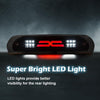 G-PLUS LED Third Brake Light Compatible With Dodge RAM 2002 2003 2004 2005 2006 2007 2008 2009, 3RD LED Bar Brake/Cargo Light,Type X Smoky lens Black Housing