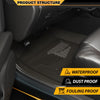 TPE Floor Mats Fit Honda CR-V LX EX SE 2012-2016 (Not Fit Touring & EX-L) 1st & 2nd Row Truck Accessories Cargo Liners All Weather Protection 3pcs Black Alfombras para Carro