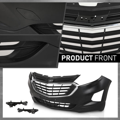 G-PLUS Front Bumper Upper Lower Grille Kit Compatible with Chevy Equinox 2018-2021