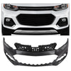 G-PLUS Upper Front Bumper Cover Primered Compatible with Chevy Trax 2017-2020 42537718 GM1014131 Black
