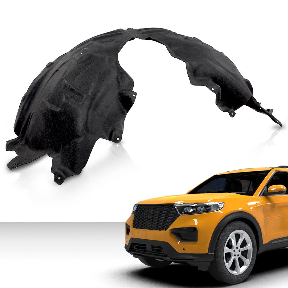 G-PLUS Front Left Inner Fender Liner Compatible with Ford Explorer/Fit Police Interceptor Utility 2020 2021 2022 FO1248204, LB5Z16103A, LB5Z16103B, LB5Z16103C