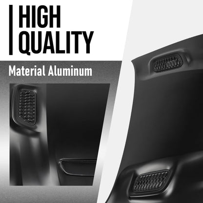G-PLUS Front Hood Panel Compatible with Chrysler 300 2015 2016 2017 2018 2019 2020 2021 2022 2023 Black