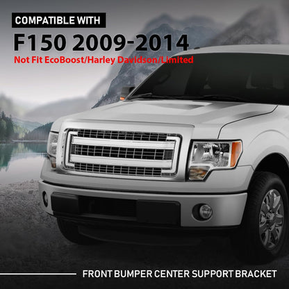 G-PLUS Front Center Bumper Support Bracket, Compatible with Ford F150 2009-2014, 9L3Z17C947A, 9L3Z-17C947-A