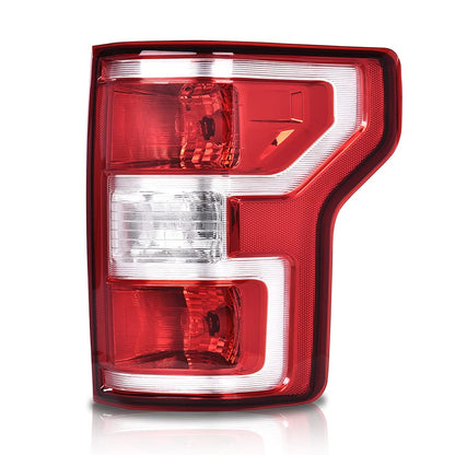 G-PLUS Tail Light Rear Tail Lamps W/Bulbs & Wiring Harness Compatible with Ford F150 2018 2019 2020 passenger Side Rear Brake Lamps Assembly Red