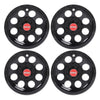 G-PLUS 10" Black Wheel Cover Hub Caps Compatible with EZGO Club Car and Yamaha Golf Cart Hubcaps Set of 4