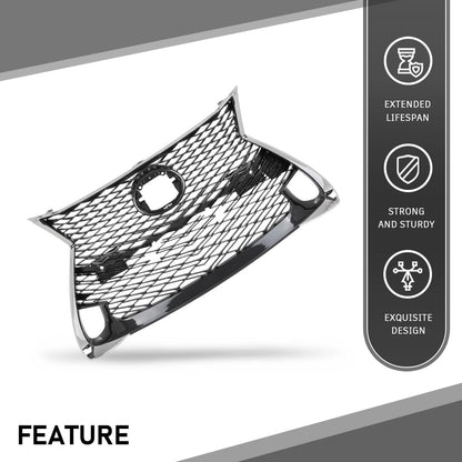G-PLUS Grille Compatible with LX GS200t 2016-2017/GS350 2016-2020/GS450h 2016-2018 with F Sport Package with Park Assist Front 5310130890, LX1200192 Gray