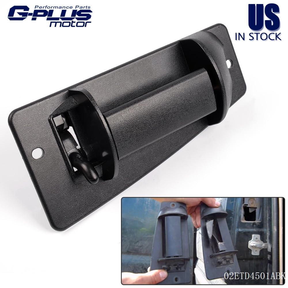 G-PLUS Extended Cab Door Handle Rear Left Driver Side Compatible with Chevy Silverado GMC Sierra 1500 2500 3500 1999-2007 Only for Extended Cab Pickup GM1520115 15758172
