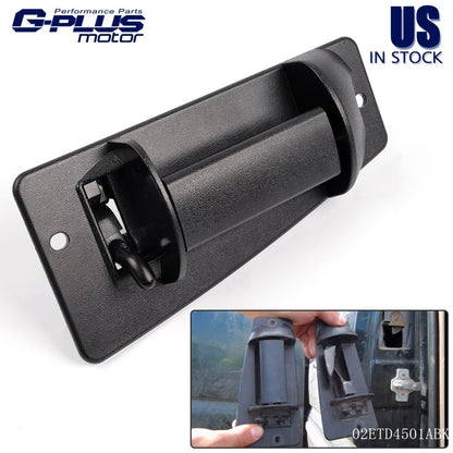 G-PLUS Extended Cab Door Handle Rear Left Driver Side Compatible with Chevy Silverado GMC Sierra 1500 2500 3500 1999-2007 Only for Extended Cab Pickup GM1520115 15758172