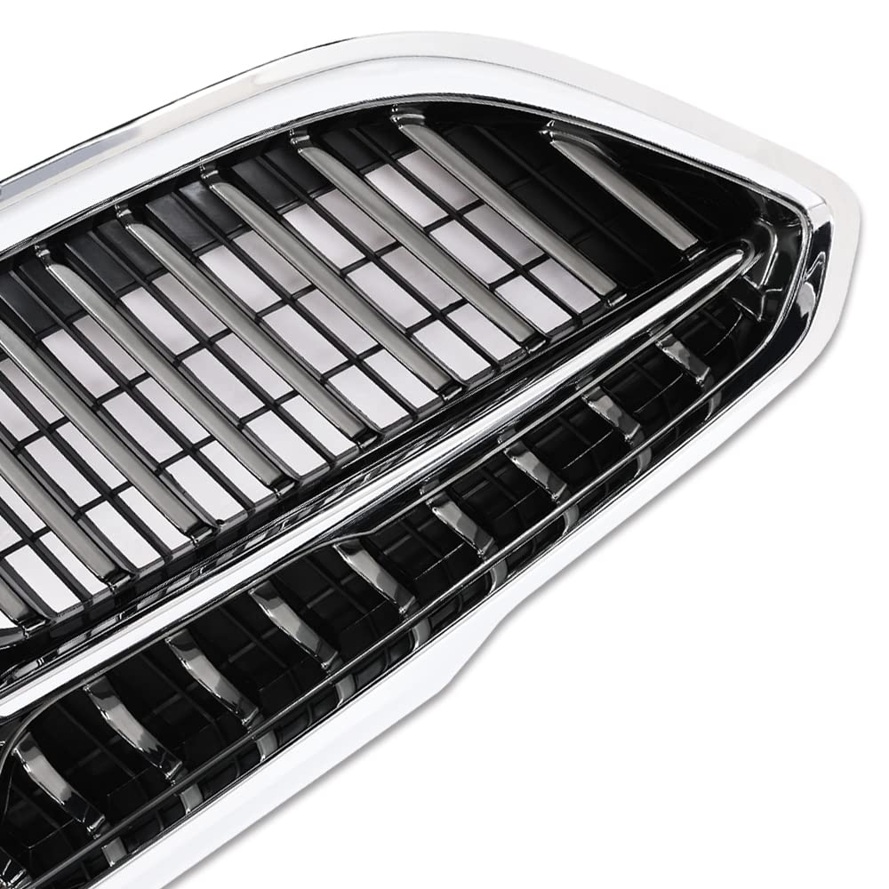 G-PLUS Front Bumper Upper Grille Compatible with 2017 2018 2019 Buick LaCrosse 4-Door
