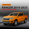 G-PLUS Floor Mats Compatible with 2019-2023 Ford Ranger SuperCrew Cab Pickup TPE Custom Fit All Weather Full Cover Protection 1st & 2nd Row Floor Liners Waterproof 3PCS Black, alfombrillas para coche