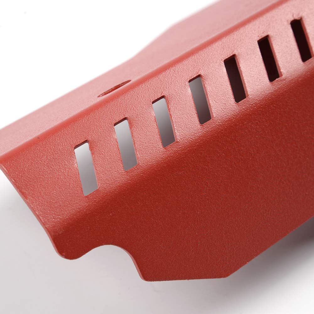 High Performance Radiator Shroud & Pulley Belt Cover Combo Compatible With 2008-2012 Subaru WRX & STi Red