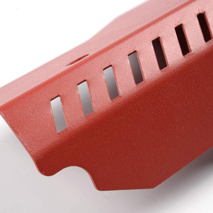 High Performance Radiator Shroud & Pulley Belt Cover Combo Compatible With 2008-2012 Subaru WRX & STi Red