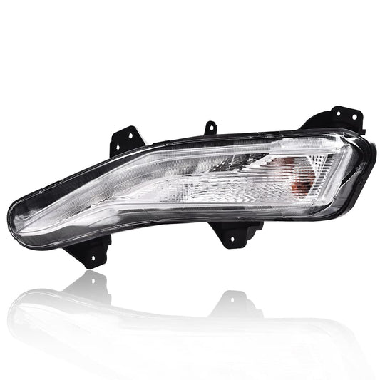 G-PLUS Left Driver Side Bumper Turn Signal Lights LED DRL Fog Lamps Compatible with 2019-2022 Chevy Malibu 84575553 84575552 Left Fog Lamp Bumper Turn Signal Light