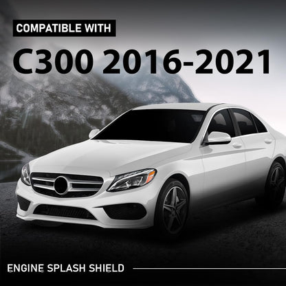 G-PLUS Front Engine Splash Shields Compatible with Benz C300 2016-2021 2055200000-PFM MB1228184