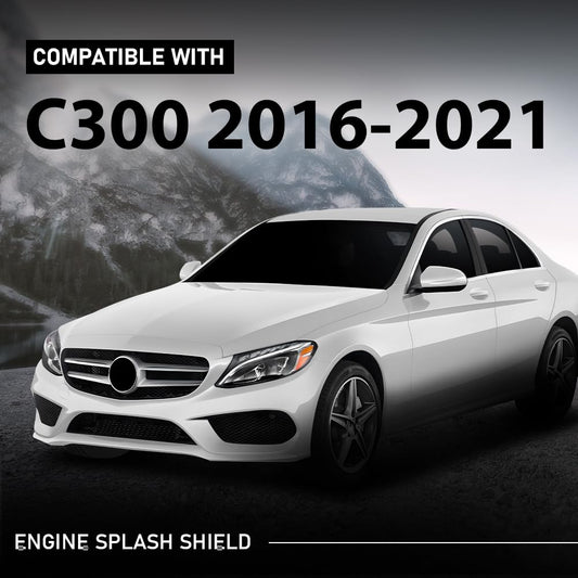 G-PLUS Front Engine Splash Shields Compatible with Benz C300 2016-2021 2055200000-PFM MB1228184