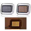 G-PLUS LED Front Park Signal Lamp Compatible with 2003-2009 Hummer H2 Left Right LED Corner Signal Lights Parking Lamps Turn Signal Marker Light Front Fender Replacement 2pcs 15060529