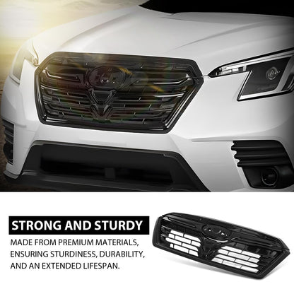 G-PLUS Front Grille Assembly, Compatible with Subaru Forester 2022-2024, J1010SJ260 Black