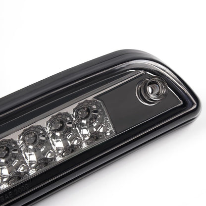 G-PLUS Third 3rd Brake Cargo Light Compatible With Toyota Tacoma 1995-2017 Rear Roof Center High Mount Tail Lamps Replacement Chrome Housing Smoky Lens