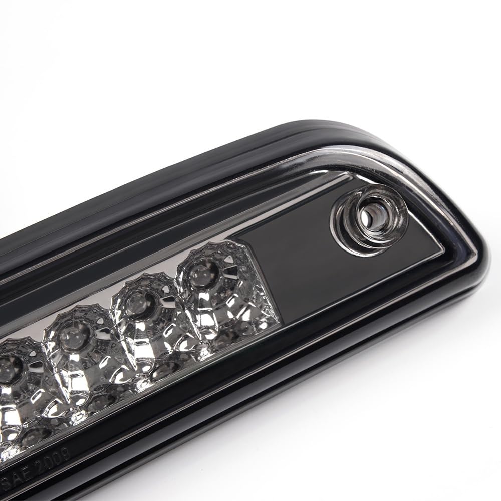 G-PLUS LED Third Brake Light Compatible with Toyota Tacoma 1995-2017 3rd High Mount Cargo Lamps, Smoky Lens Chrome Housing, 8157004030