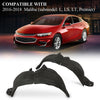G-PLUS Front Fender Liner Driver and Passenger Side Compatible with Chevy Malibu (submodel: L, LS, LT, Premier) 2016-2018 84062808 84062807 GM1249279 GM1248279