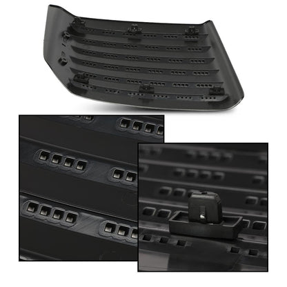 G-PLUS Hood Top Grille Left Driver Side Compatible with Chevy Silverado 2500 HD 2011-2014/Fit Chevy Silverado 3500 HD 2011-2014 22753694 GM1239106
