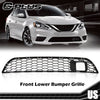 G-PLUS Front Lower Bumper Grille Compatible with 2015 2016 2017 2018 Nissan Sentra 62254-4FY0A