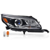 G-PLUS Headlight Assembly Compatible with Chevy Malibu Limited 2013 2014 2015 2016 Right Passenger Headlamps HID Xenon Lamp w/o D3S HID Bulb Clear Lens Black Housing,faros delanteros