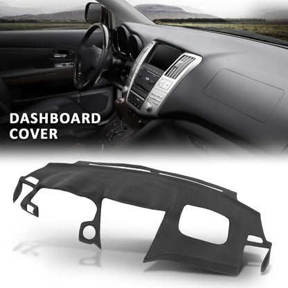 G-PLUS TPE Molded Dash Cover Compatible with RX330 2004-2006/ RX350 2007-2009/ RX400h 2006-2008 Black