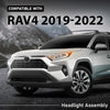 G-PLUS LED Headlights Assembly Front Headlamps Left & Right Pair Compatible with Toyota RAV4 XLE Hybrid XSE/Limited 2019-2022 81150-0R162, 811500R162,faros delanteros