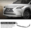 G-PLUS Front Bumper Lower Valance Spoiler Trim Compatible with LX NX200 NX300 F Sport Type Only 2015-2017 LX1093104, LX1095101, 52412-78010, 52411-78020, 5241178020, 5241278010 Chrome Black