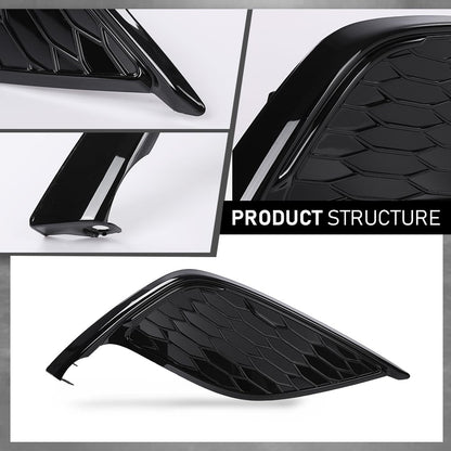 G-PLUS Front Right Bumper Fog Light Cover, Compatible with Toyota Camry XSE SE 2021-2024, NOT Fit LE XLE Model, Passenger Side, 8148106220, TO1039242