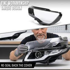 G-PLUS Headlight Lens Cover for Audi A3 2013-2016 Left Clear Product Details