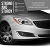 G-PLUS Fog Lamp Bezel Insert Front Right Passenger Side Compatible with Buick Regal 2014 2015 2016 2017 23142358, GM1039275 Chrome Black
