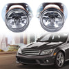 G-PLUS Clear Lens Front Bumper Fog Lights, Compatible with Benz C CLASS 2008-2011/Fit Benz CL CLASS 2008-2014/Fit Benz SL CLASS 2009-2012/Fit Benz ML CLASS 2008-2011/Fit Benz R CLASS 2006-2010