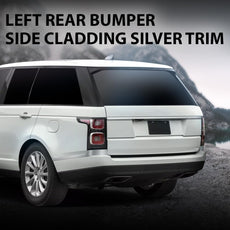 G-PLUS Rear Bumper Side Cladding Trim for Range Rover 2013-2022 Left Silver Front View