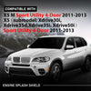 G-PLUS Front Engine Splash Shield Under Panel Compatible with BMW X5 M/Xdrive30i/Xdrive35d/Xdrive35i/Xdrive50i Sport Utility 4-Door 2011-2013 51757233968
