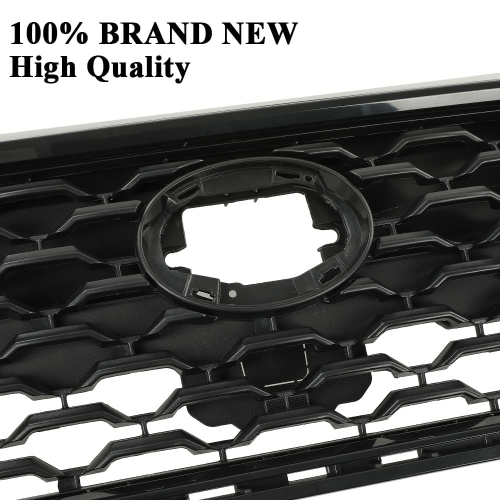 G-PLUS Front Upper Bumper Hood Grille Mesh Grill Compatible with Toyota Corolla 2022-2023, Only Fit for Low-Equipped Models w/o Camera 531000A130