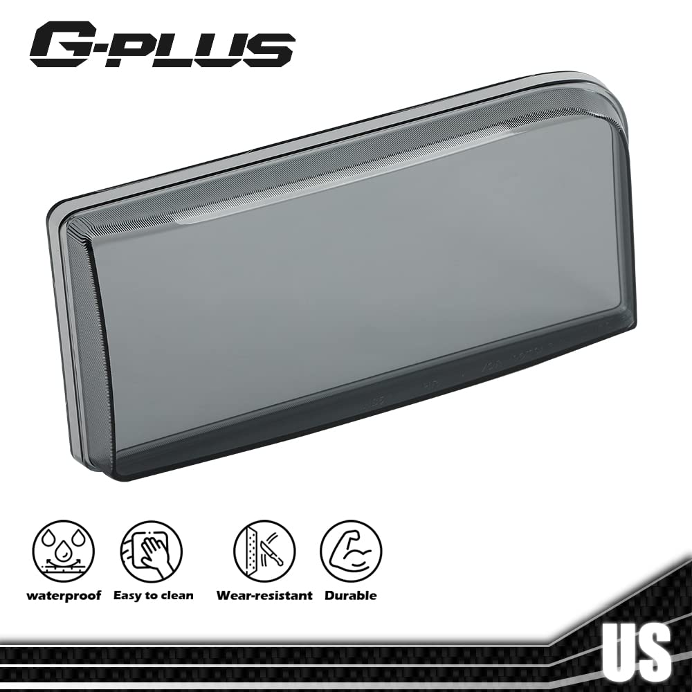 G-PLUS Headlights w/Corner Signal Bumper Lamps Compatible with 1992-1996 Ford F150 F250 F350 Bronco F2TZ13008A, F2TZ13008B
