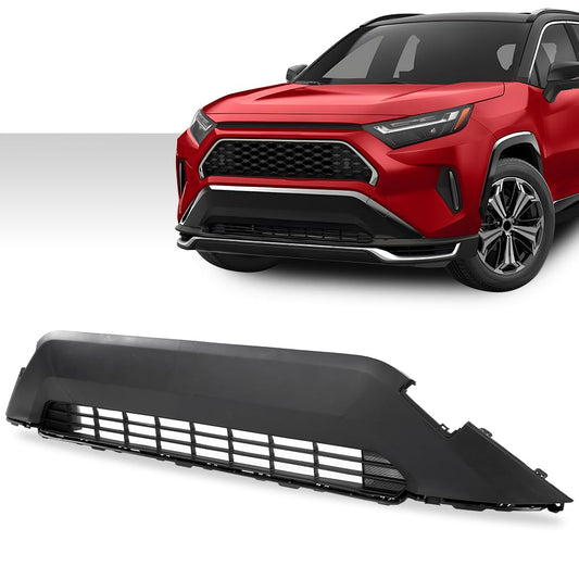 G-PLUS Front Bumper Grille Lower Grill Compatible with Toyota Rav4 2019-2022 531130R090 TO1036203