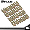 G-PLUS Metal automobile screw body fender bumper retainer U-nut clip gasket fastener 40Pcs Compatible with BMW 1er - E81 - E82 - E87 - E88 - F20