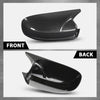 G-PLUS Side Mirror Covers Shell Cap Left and Right Compatible with Dodge Charger SRT 2015-2023 Carbon Fiber