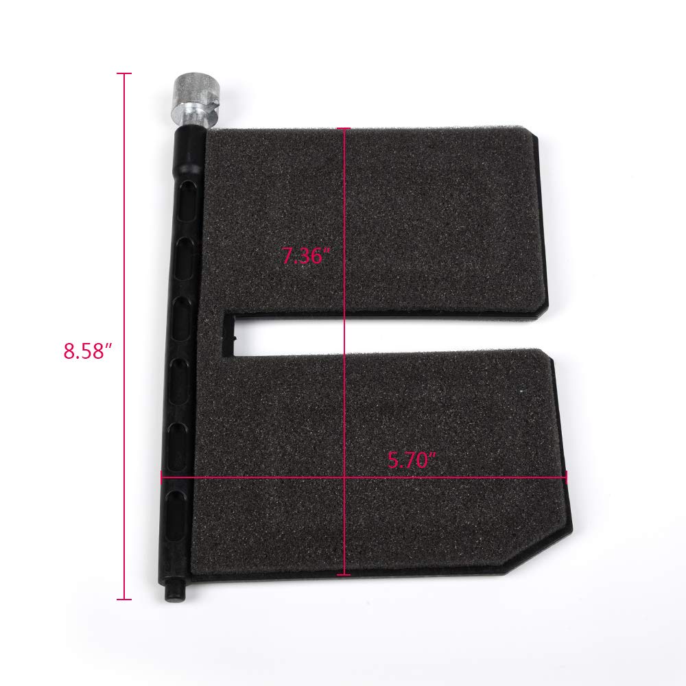 G-PLUS Heater Fix Blend Door Repair Kit Blendor Compatible with 2002 2003 2004 2005 2006 Dodge Ram 1500 600-5613 5073955AA