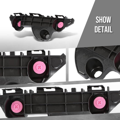 G-PLUS Front Bumper Retainer Bracket Right Side Compatible with Toyota Camry 2025 TO1043169, 52535AQ010 Black