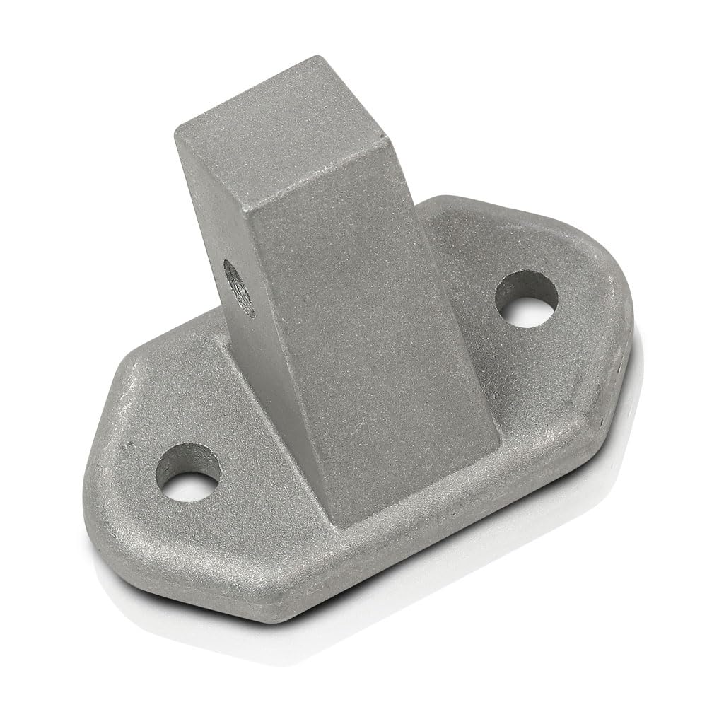 G-PLUS Motor Toter Stud w/Holes Fit Marine Tracker Silver